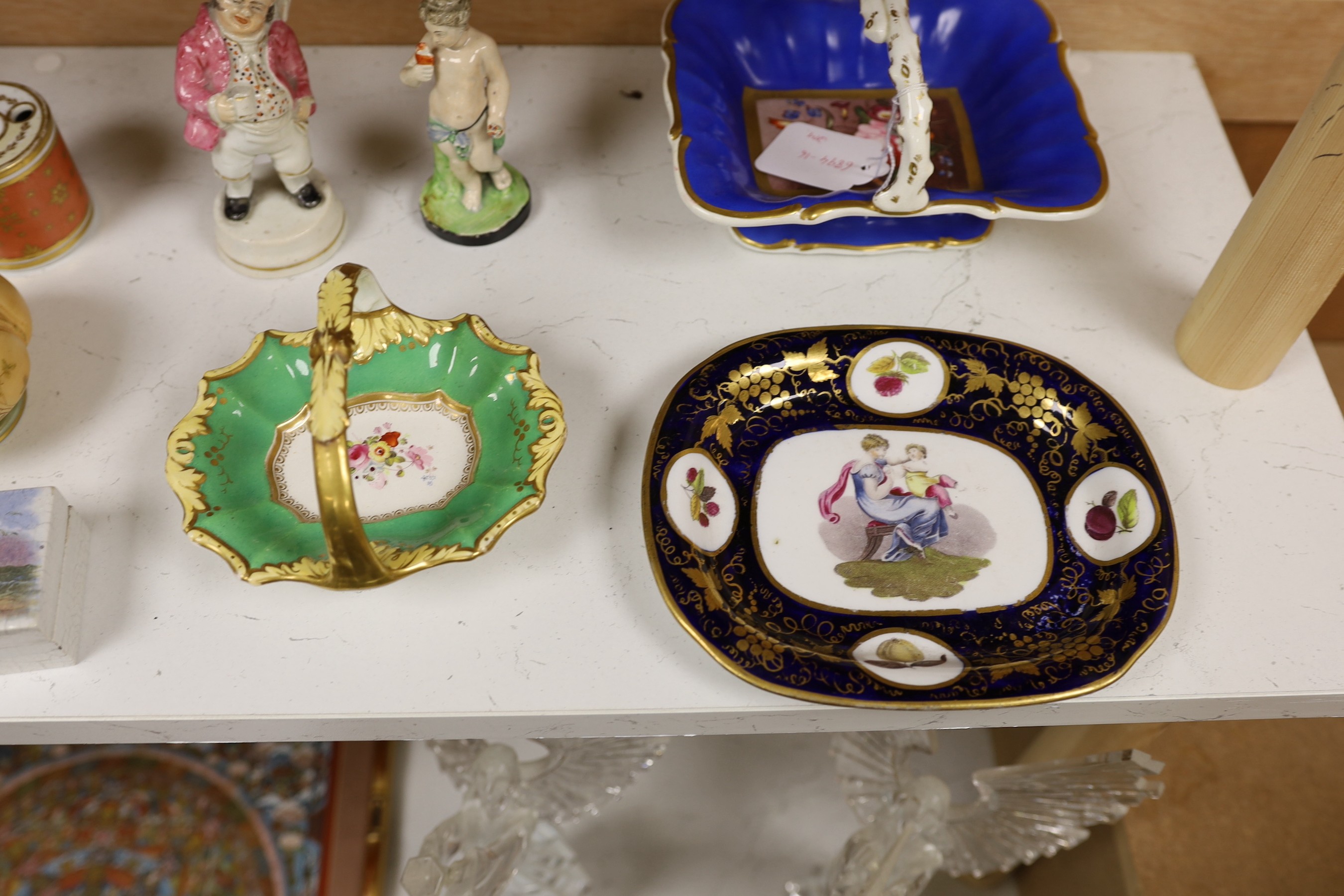 A group of 19th century English porcelain